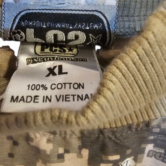 PCS Pursuit Combat Systems Paintball Digital Camo Shirt Size XL Long Sleeve - Picture 5 of 10